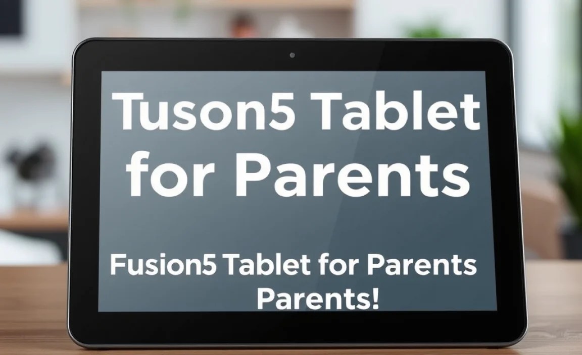 Fusion5 Tablet for Parents