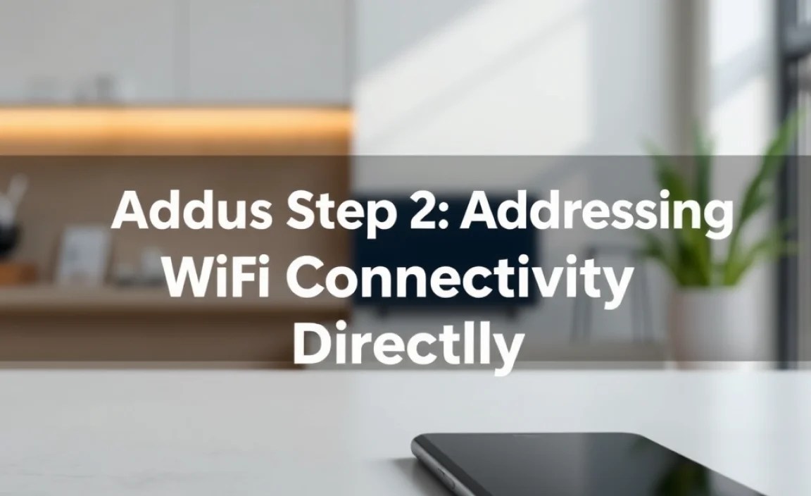 Genius Step 2: Addressing WiFi Connectivity Directly