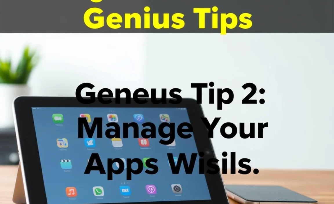 Genius Tip 2: Manage Your Apps Wisely