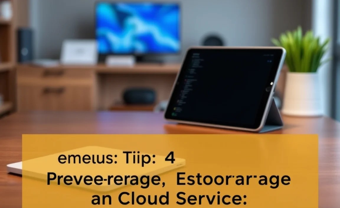 Genius Tip 4: Leverage External Storage and Cloud Services