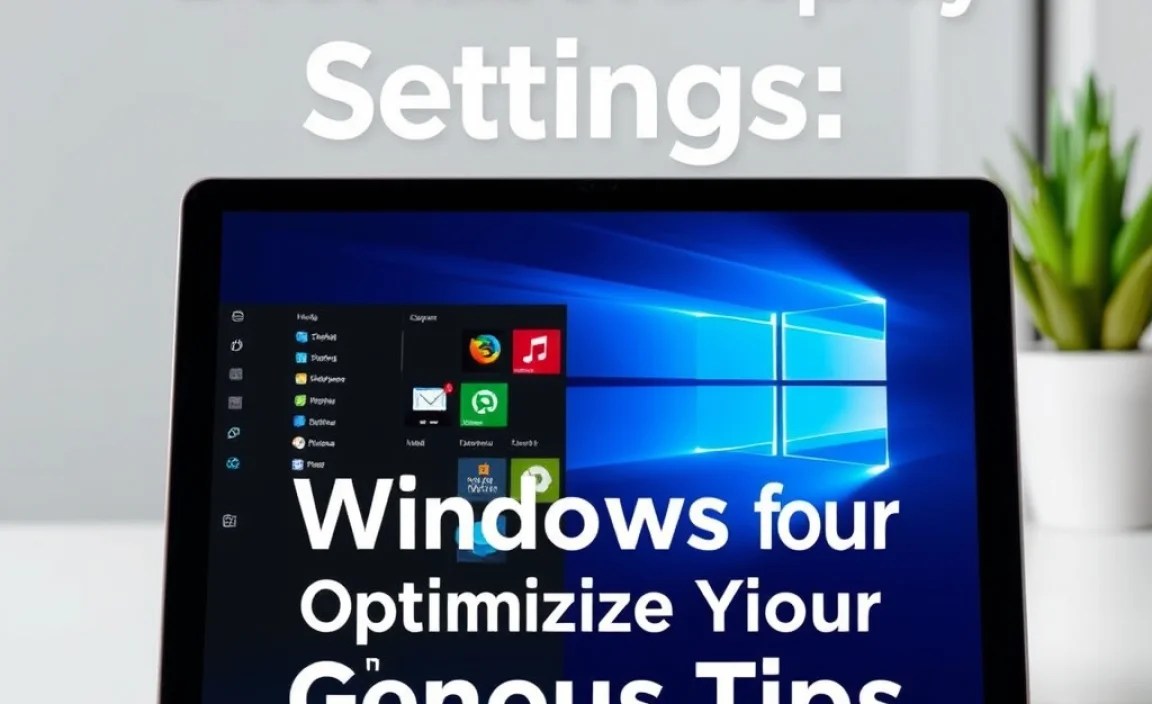 Genius Tips for Optimizing Your Windows Tablet Display