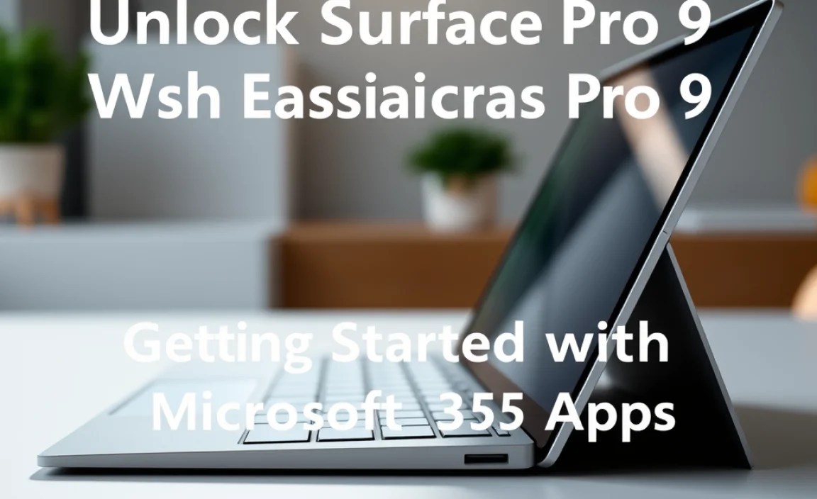 Getting Started with Microsoft 365 on Surface Pro 9
