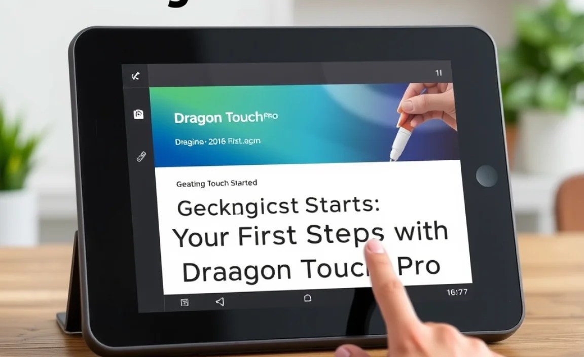 Getting Started: Your First Steps with Apps on Dragon Touch Pro