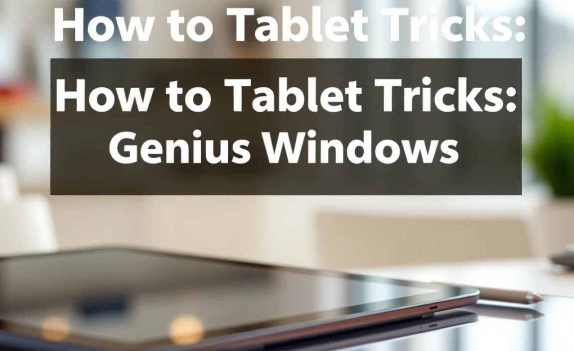 Going Deeper: Advanced Windows Tablet Hacks