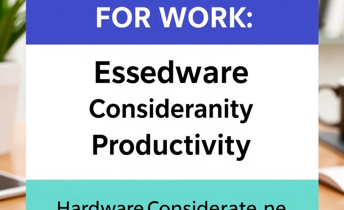 Hardware Considerations and Accessories