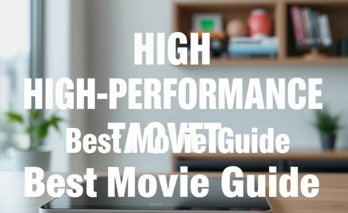High-Performance Tablets: Best Movie Guide