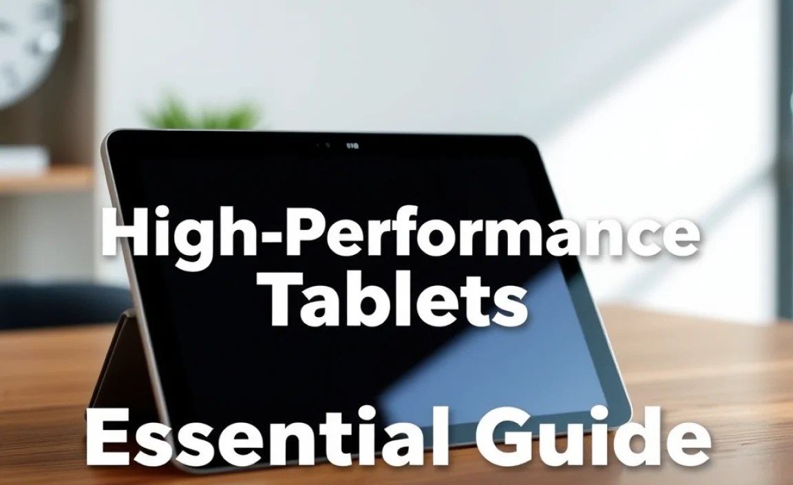 High-Performance Tablets: Essential Guide