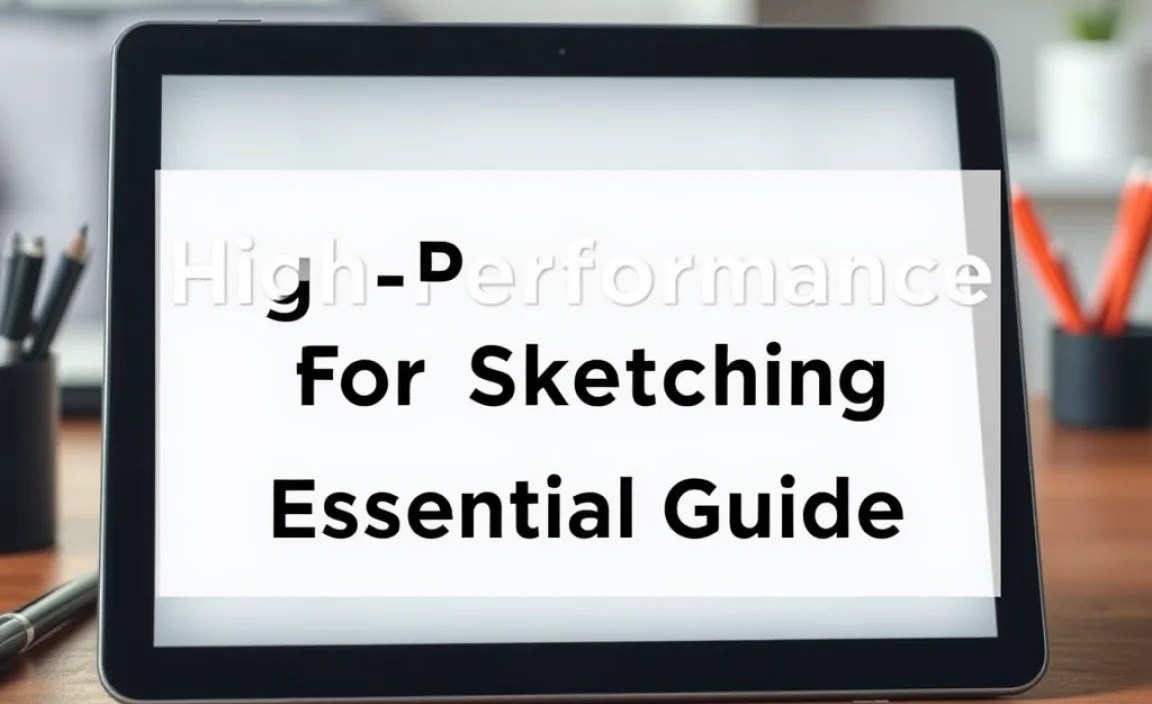 High-Performance Tablets for Sketching: Essential Guide