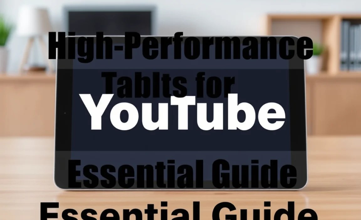 High-Performance Tablets for YouTube Comparison: Essential Guide