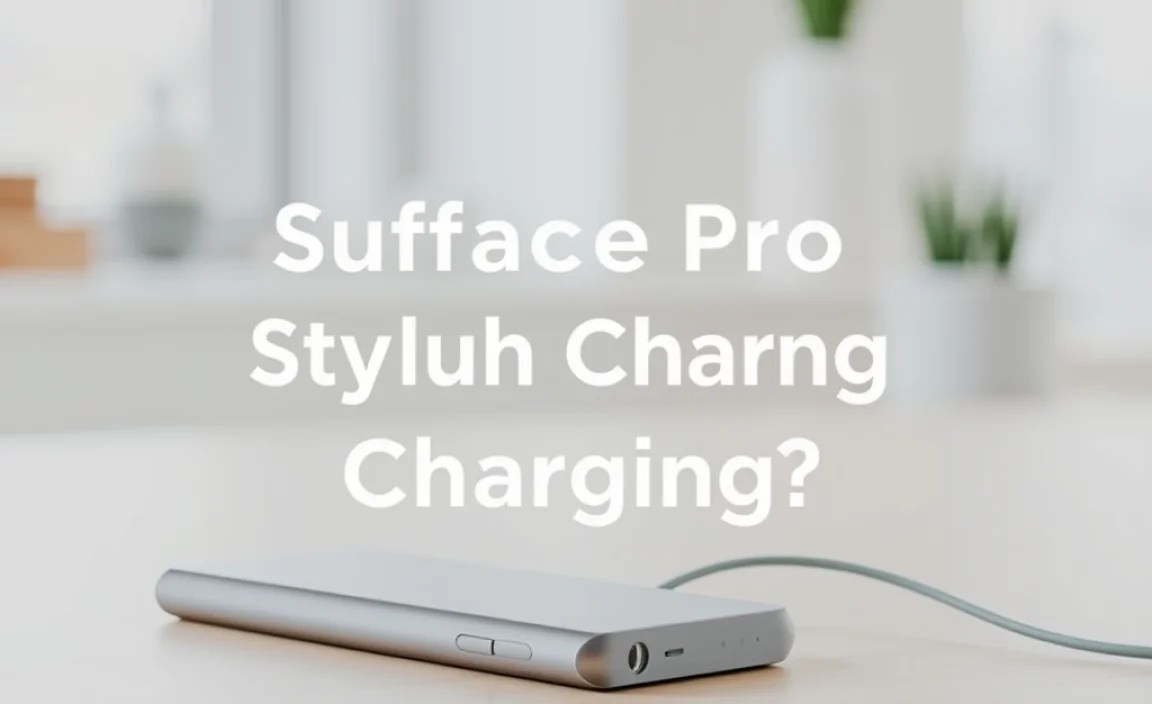 How Does the Surface Pro X Stylus Charge?