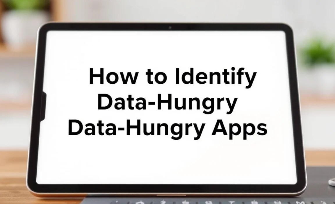How to Identify Data-Hungry Apps