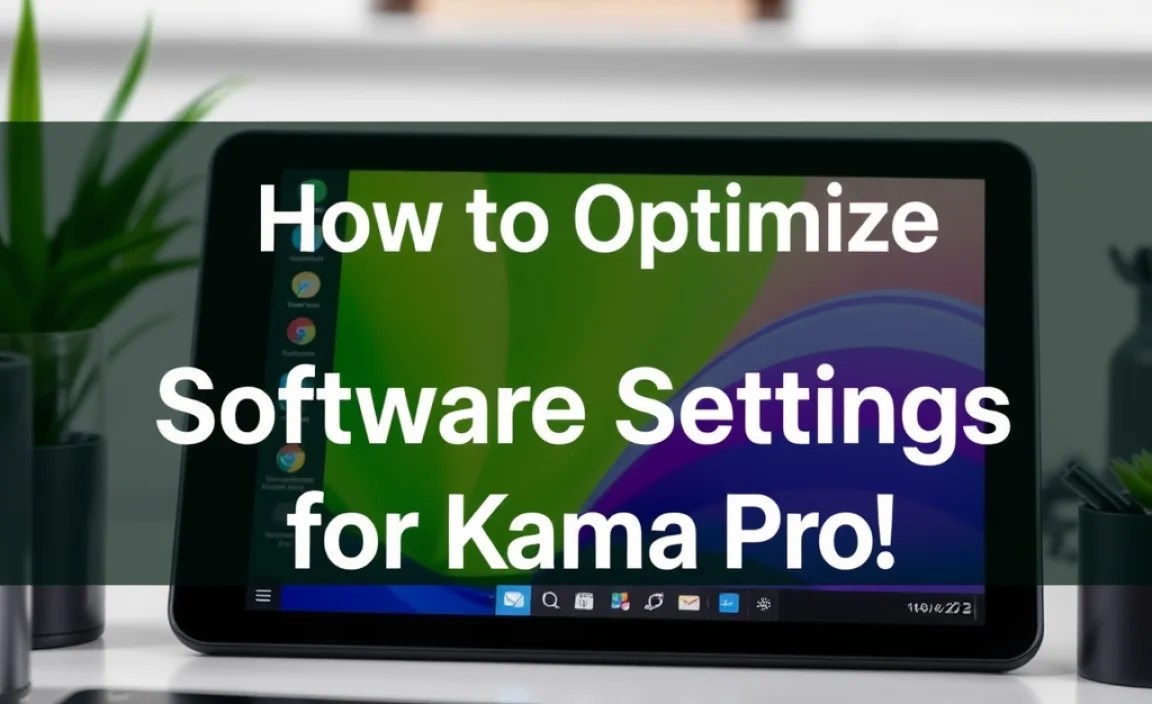How to Optimize Software Settings for Kamvas Pro