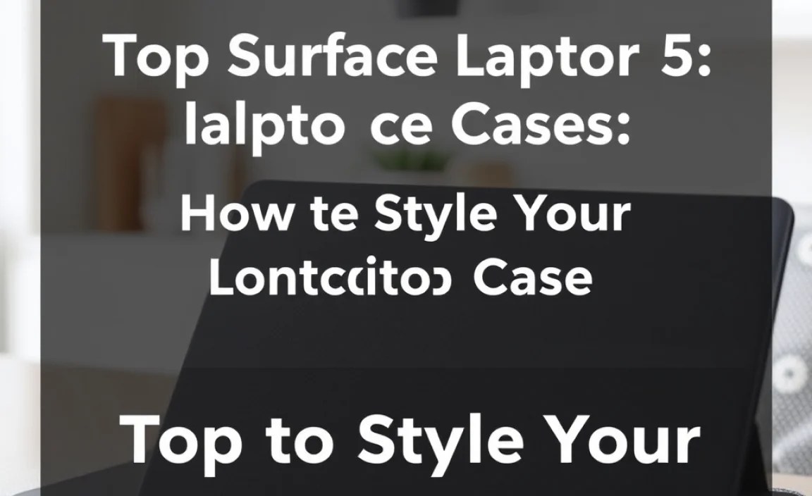 How to Style Your Surface Laptop Case