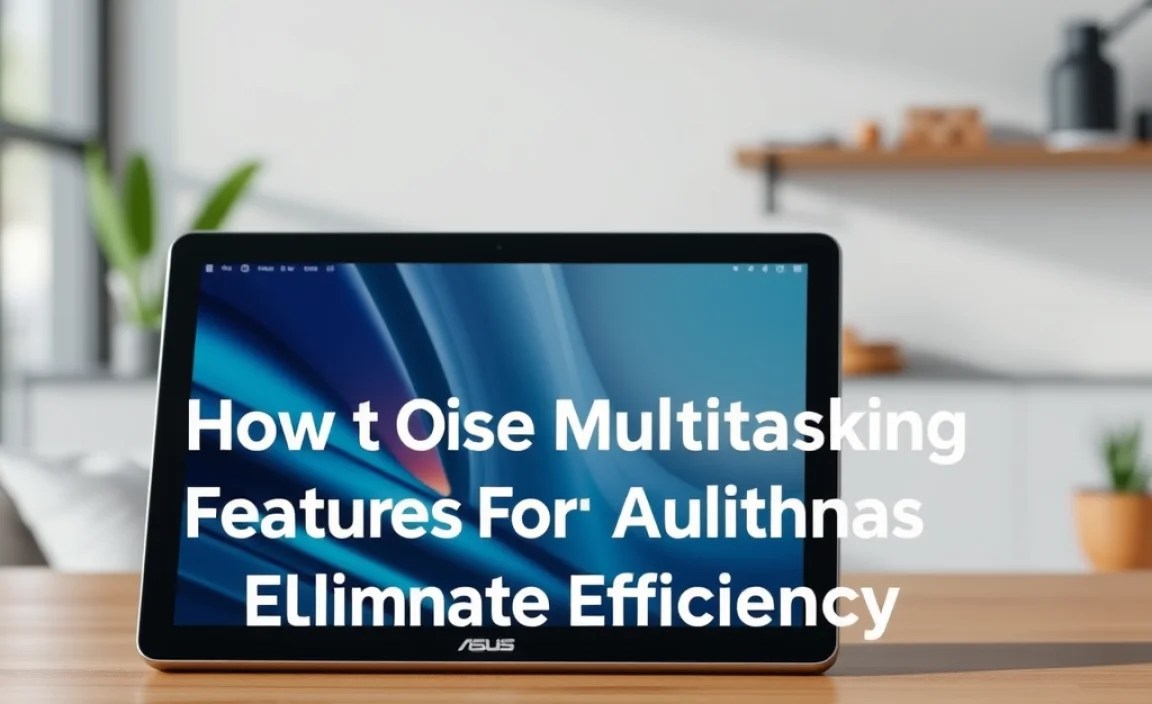 How to Use Multitasking Features on ASUS Tablets