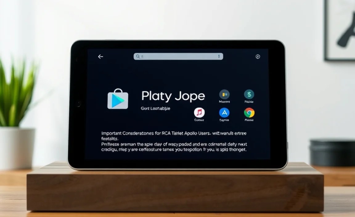 Important Considerations for RCA Tablet Apollo Users