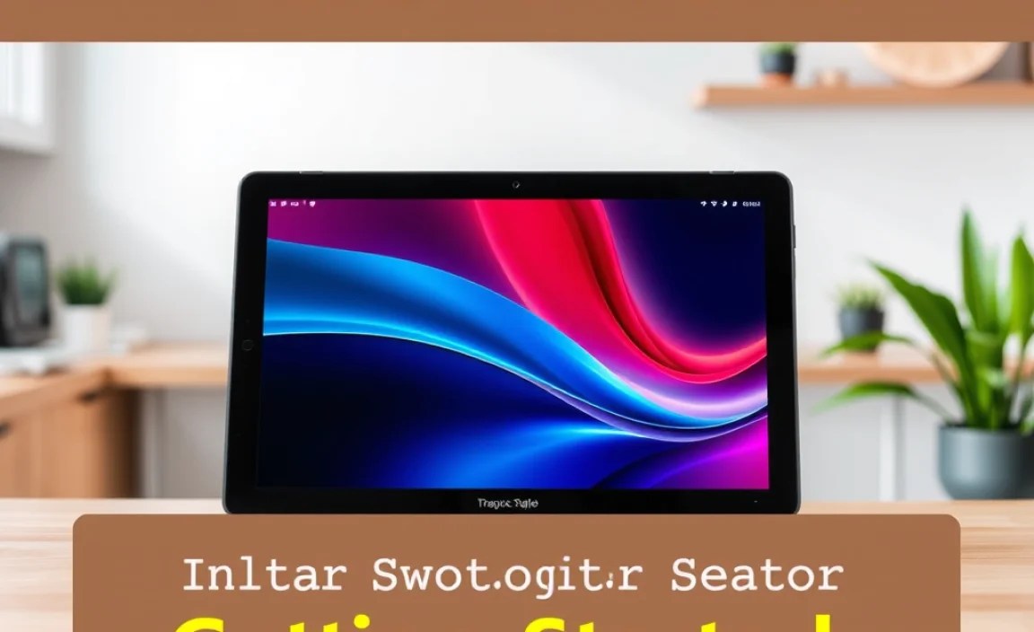 Initial Dragon Touch Pro Tablet Setup: Getting Started