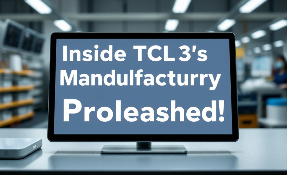 Inside TCL’s Manufacturing Process