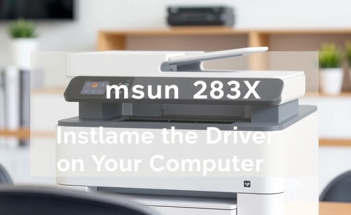 Installing the Driver on Your Computer
