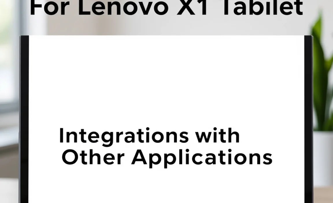 Integrations with Other Applications