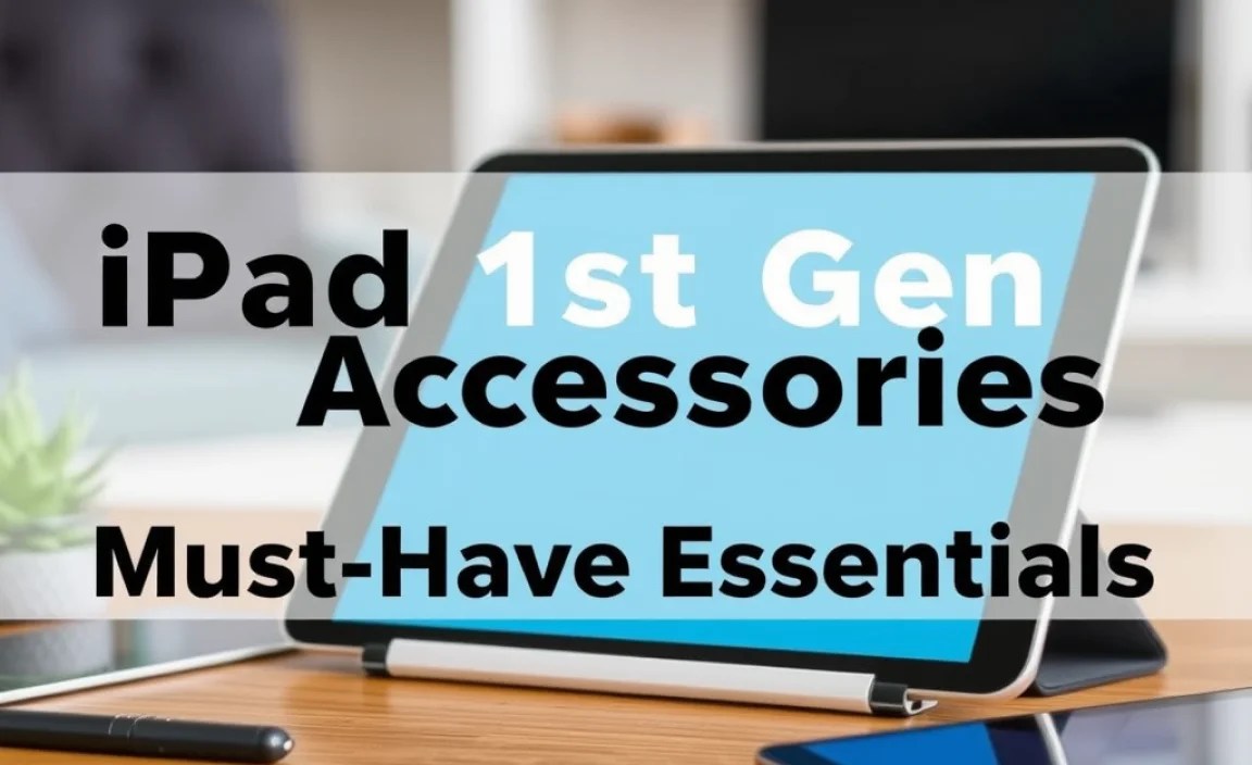 iPad 1st Gen Accessories: Must-Have Essentials