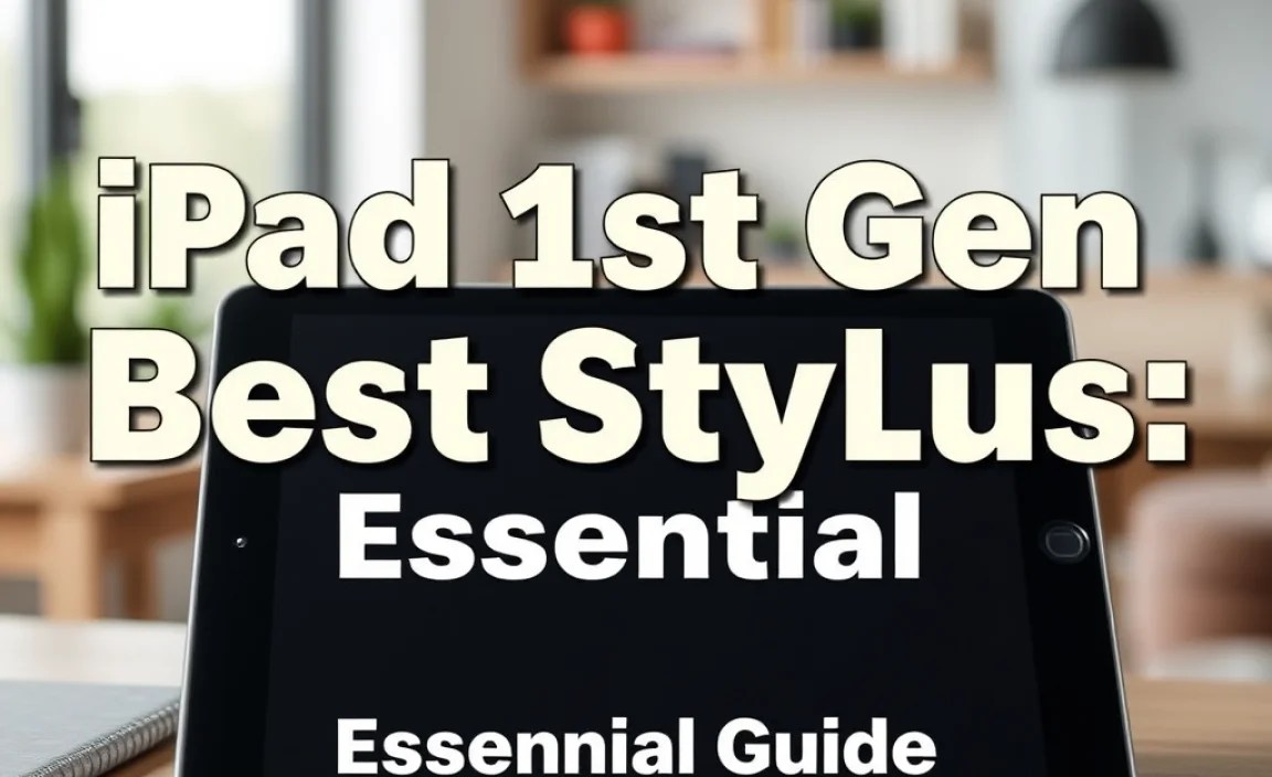 iPad 1st Gen Best Stylus: Essential Guide