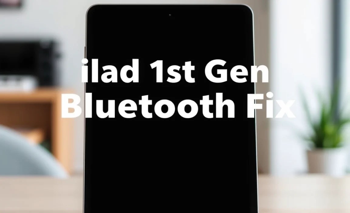 iPad 1st Gen Bluetooth Fix: Proven Solution