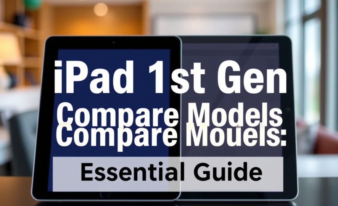 iPad 1st Gen Compare Models: Essential Guide