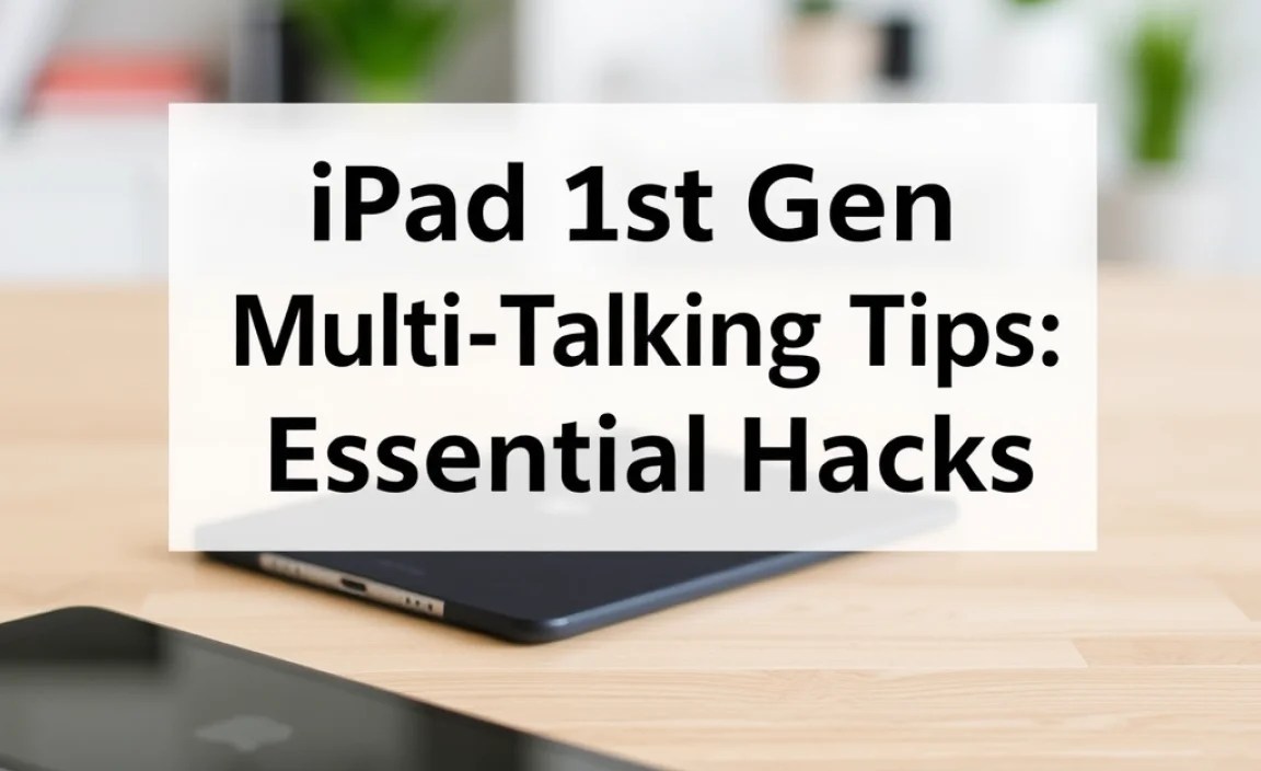 iPad 1st Gen Multi-Tasking Tips: Essential Hacks