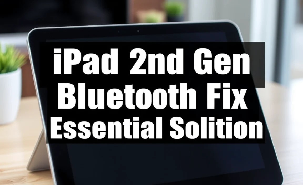 iPad 2nd Gen Bluetooth Fix: Essential Solution