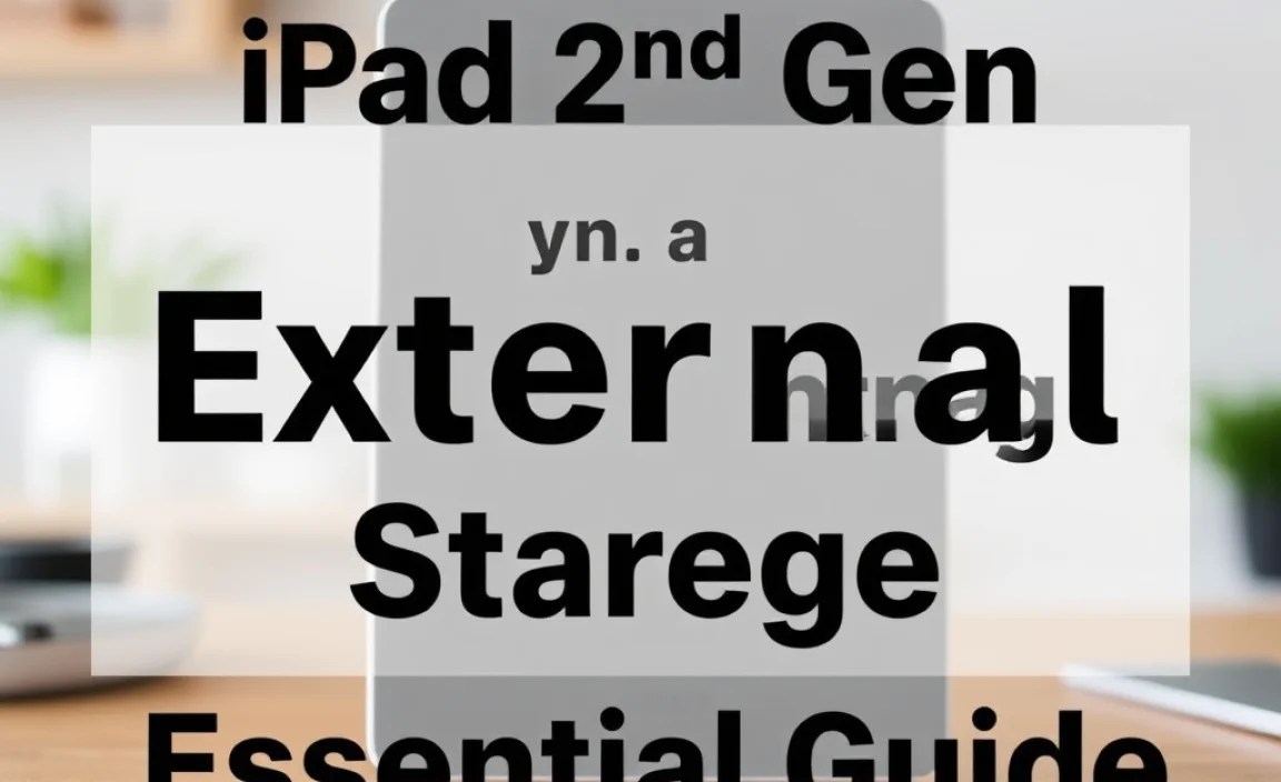 iPad 2nd Gen External Storage: Essential Guide