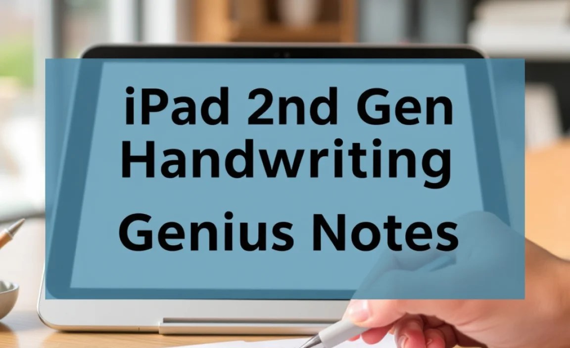 iPad 2nd Gen Handwriting Recognition: Genius Notes