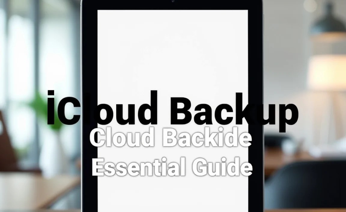 iPad 2nd Gen iCloud Backup: Essential Guide