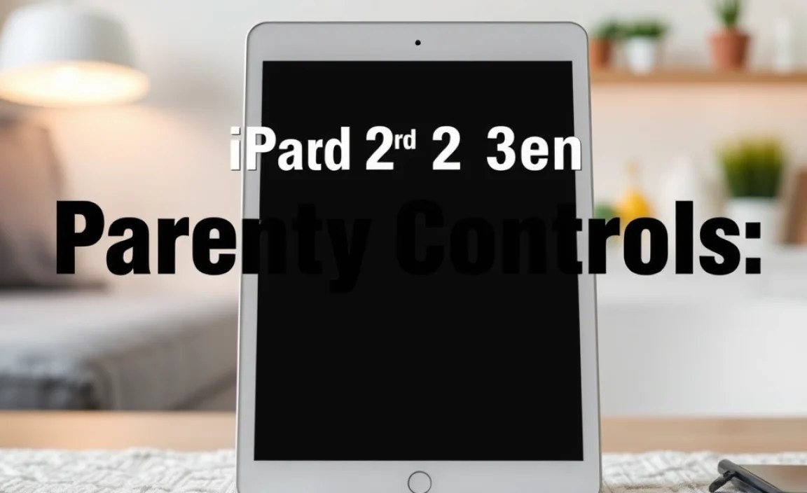 iPad 2nd Gen Parental Controls: Essential Setup