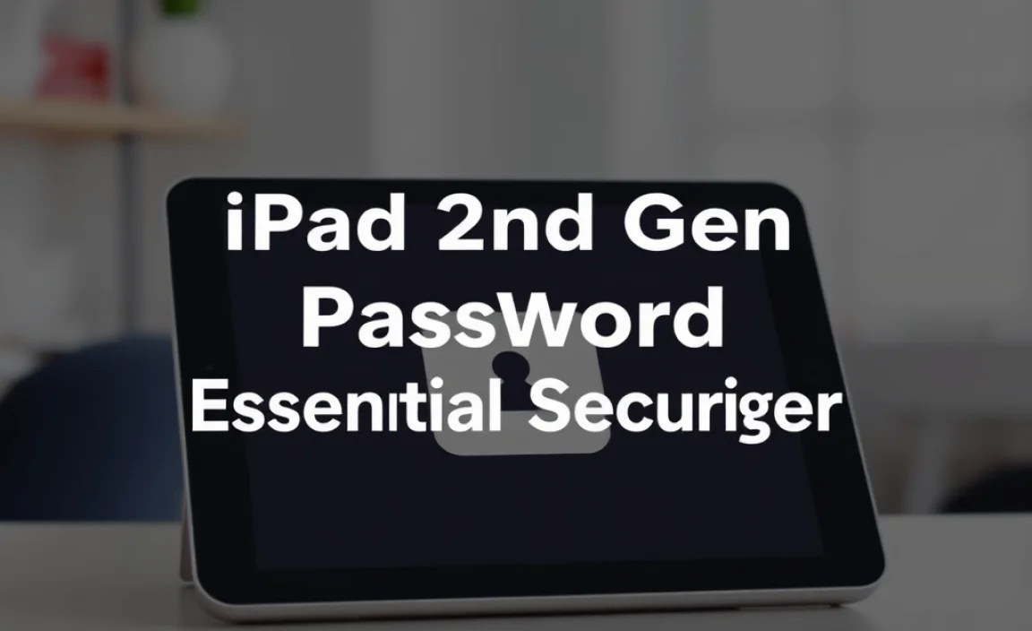 iPad 2nd Gen Password Manager: Essential Security
