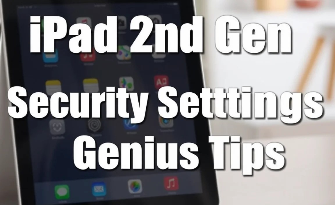 iPad 2nd Gen Security Settings: Genius Tips