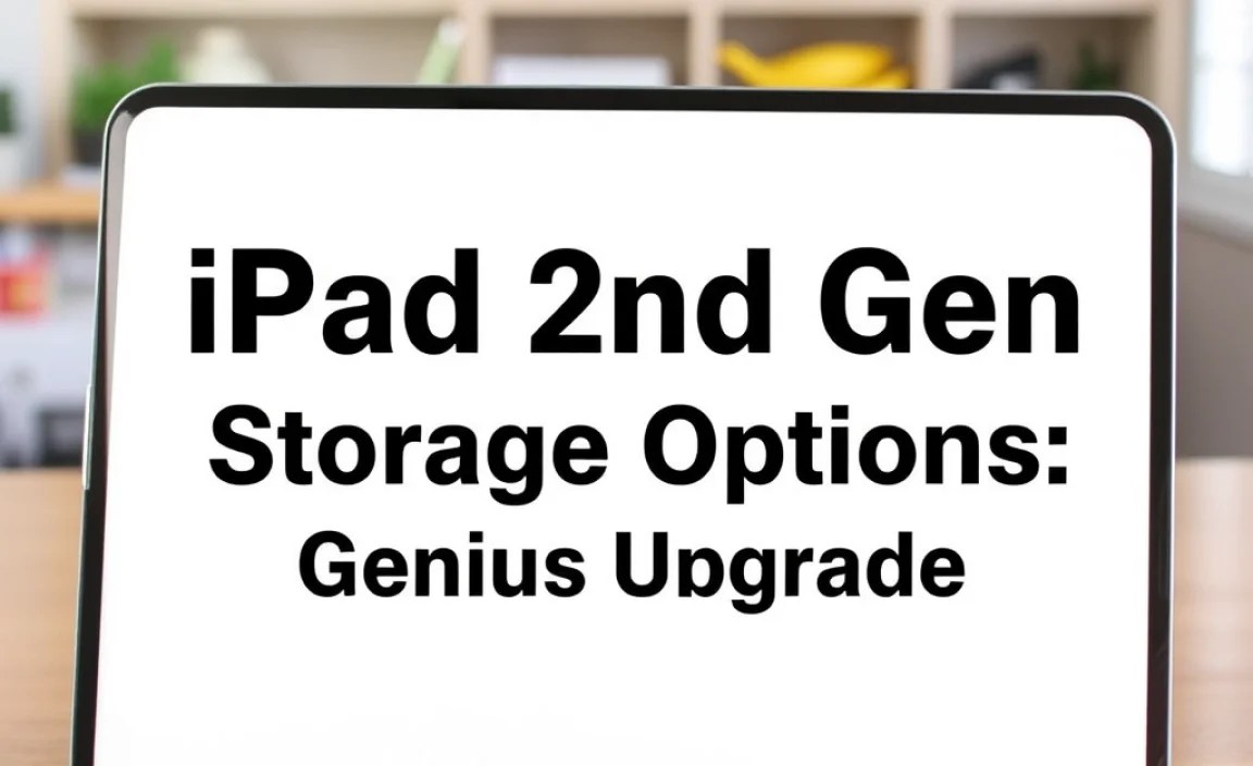 iPad 2nd Gen Storage Options: Genius Upgrade
