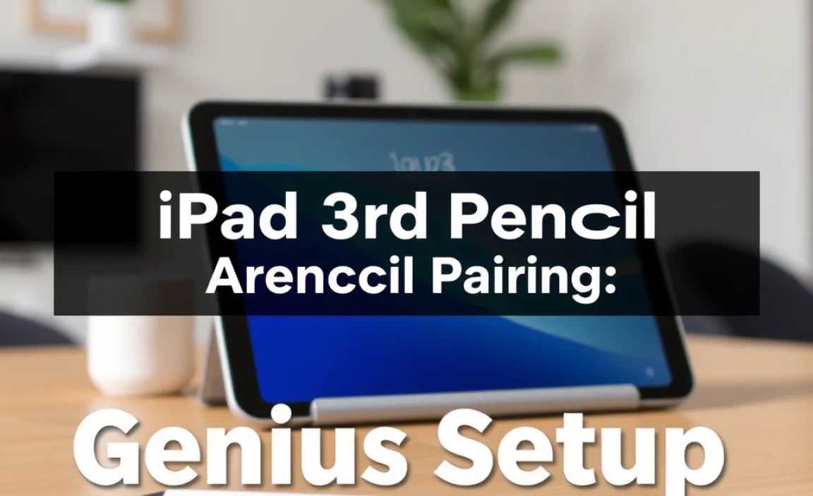 iPad 3rd Gen Apple Pencil Pairing: Genius Setup