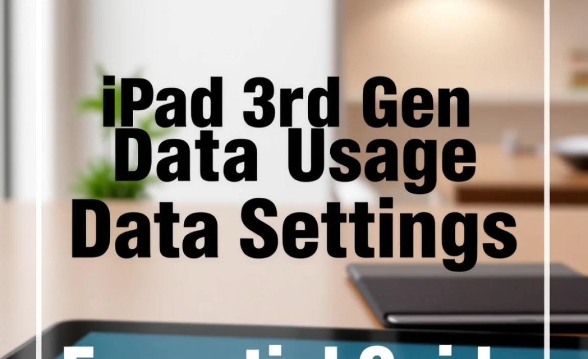 Ipad 3rd Gen Data Usage Settings: Essential Guide