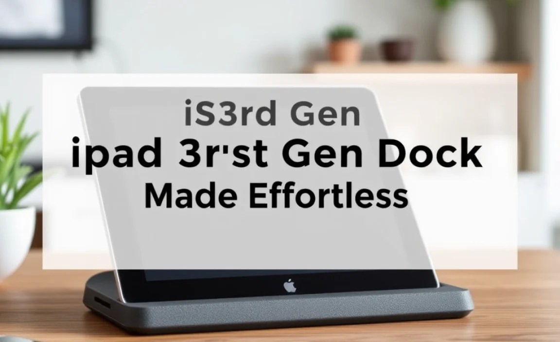 ipad 3rd Gen Dock Customization Made Effortless