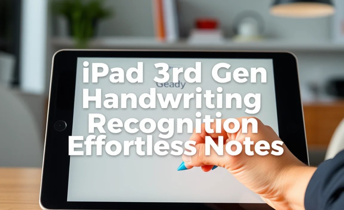 iPad 3rd Gen Handwriting Recognition: Effortless Notes