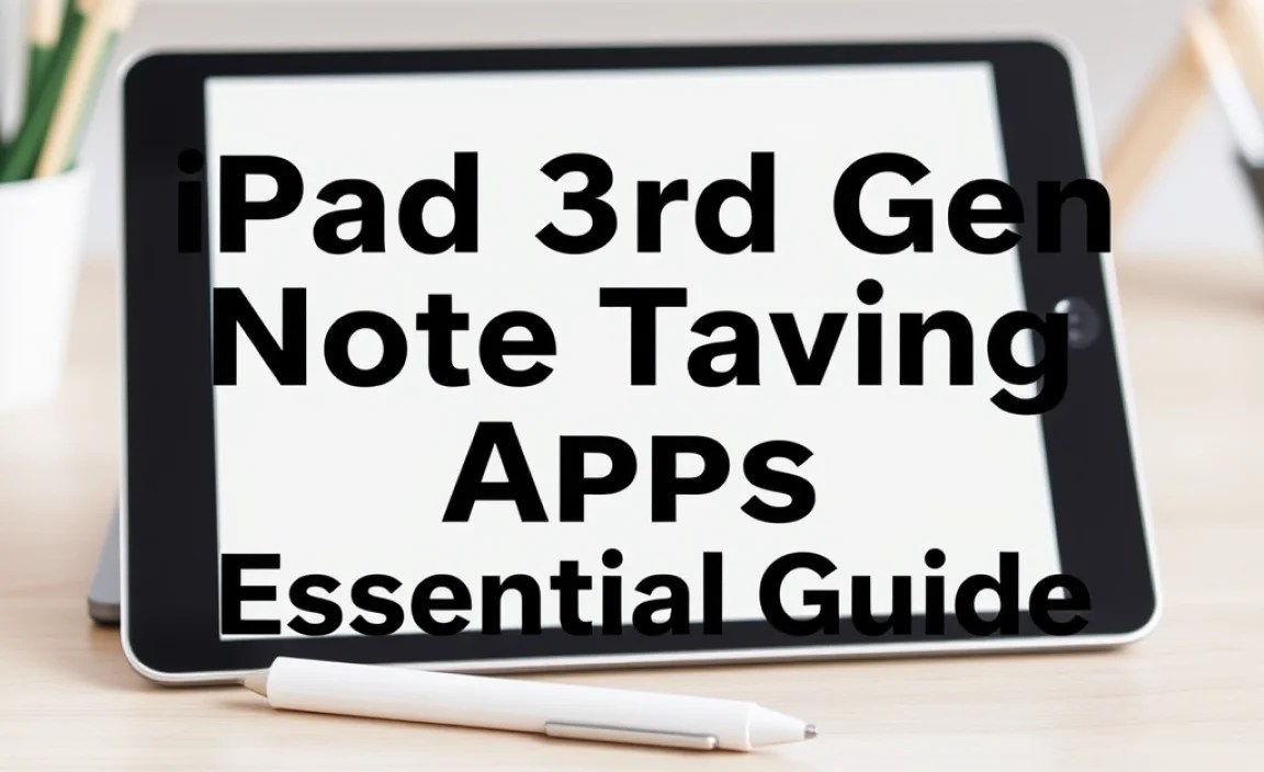 iPad 3rd Gen Note Taking Apps: Essential Guide