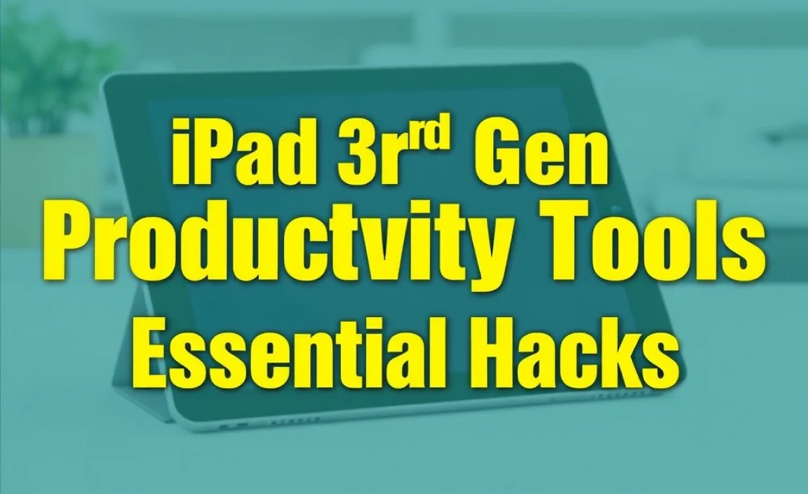 iPad 3rd Gen Productivity Tools: Essential Hacks