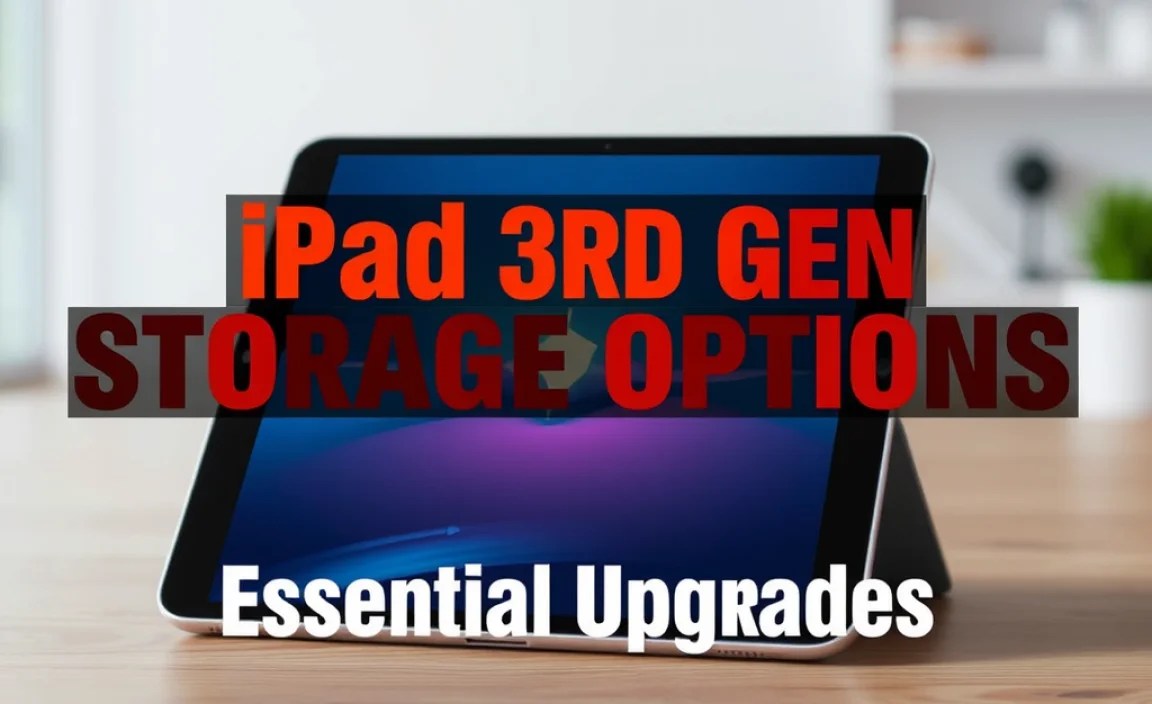 iPad 3rd Gen Storage Options: Essential Upgrades