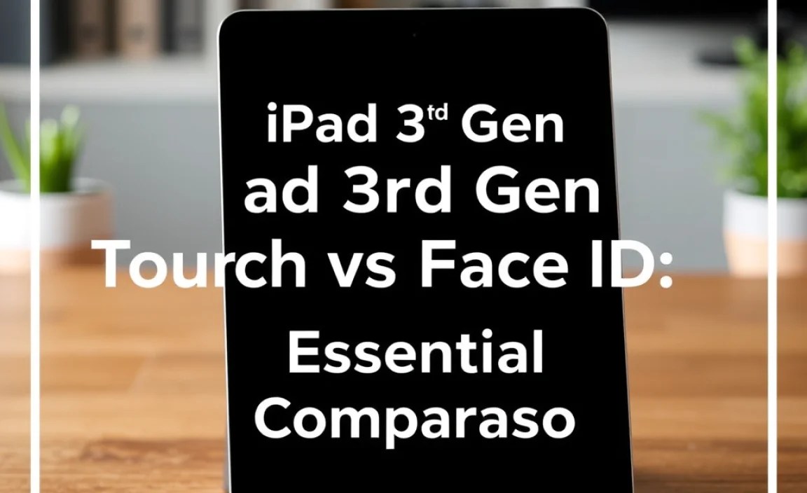 iPad 3rd Gen Touch ID vs Face ID: Essential Comparison