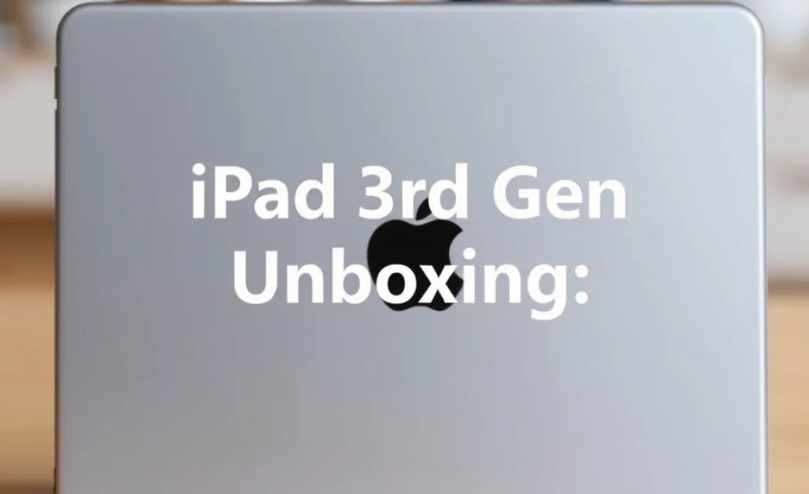 iPad 3rd Gen Unboxing: Essential First Look