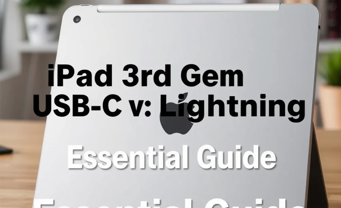 iPad 3rd Gen USB-C vs Lightning: Essential Guide