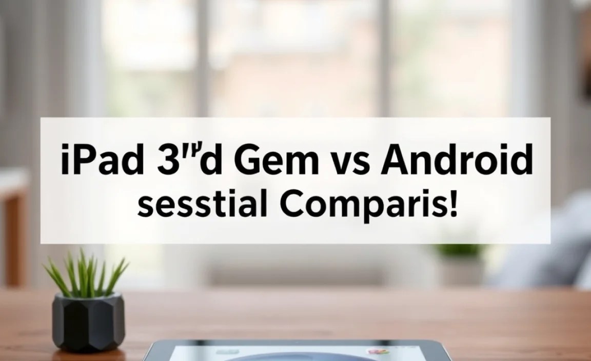 iPad 3rd Gen Vs Android: Essential Comparison