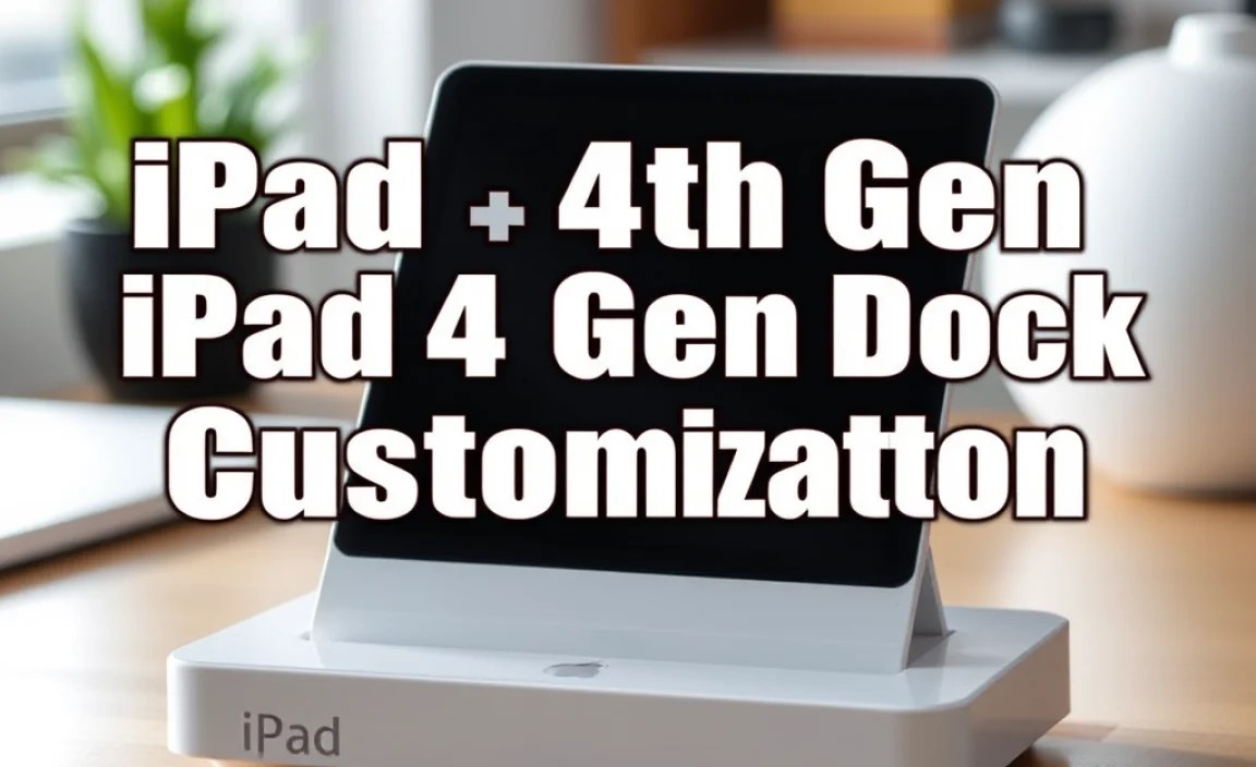 iPad 4th Gen Dock Customization: Genius Solutions