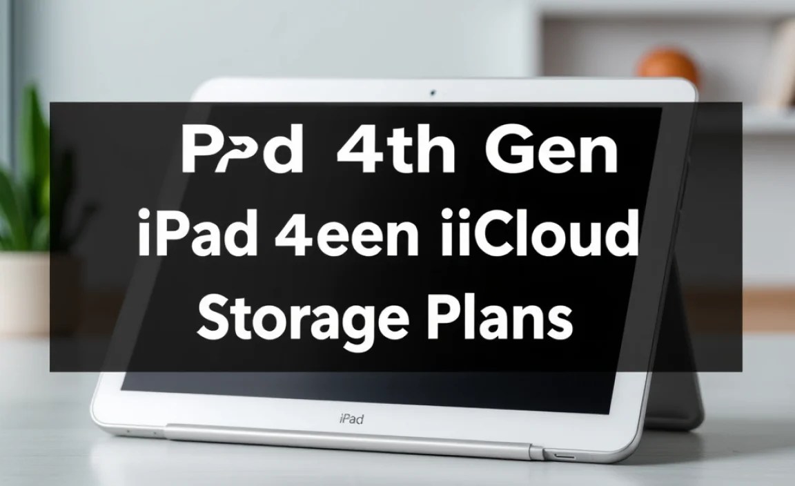 iPad 4th Gen iCloud: Essential Storage Plans