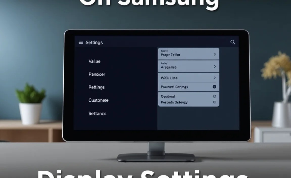 Key Display Settings You Can Customize